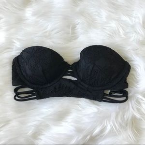 Victoria’s Secret lace bustier bikini top